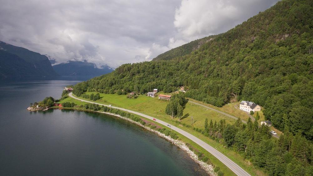 Isfjorden Tindelykkeヴィラ エクステリア 写真